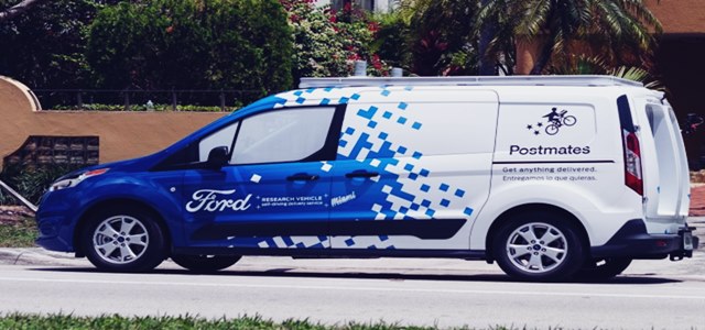 汽车巨头福特将在迈阿密测试自动驾驶送货车